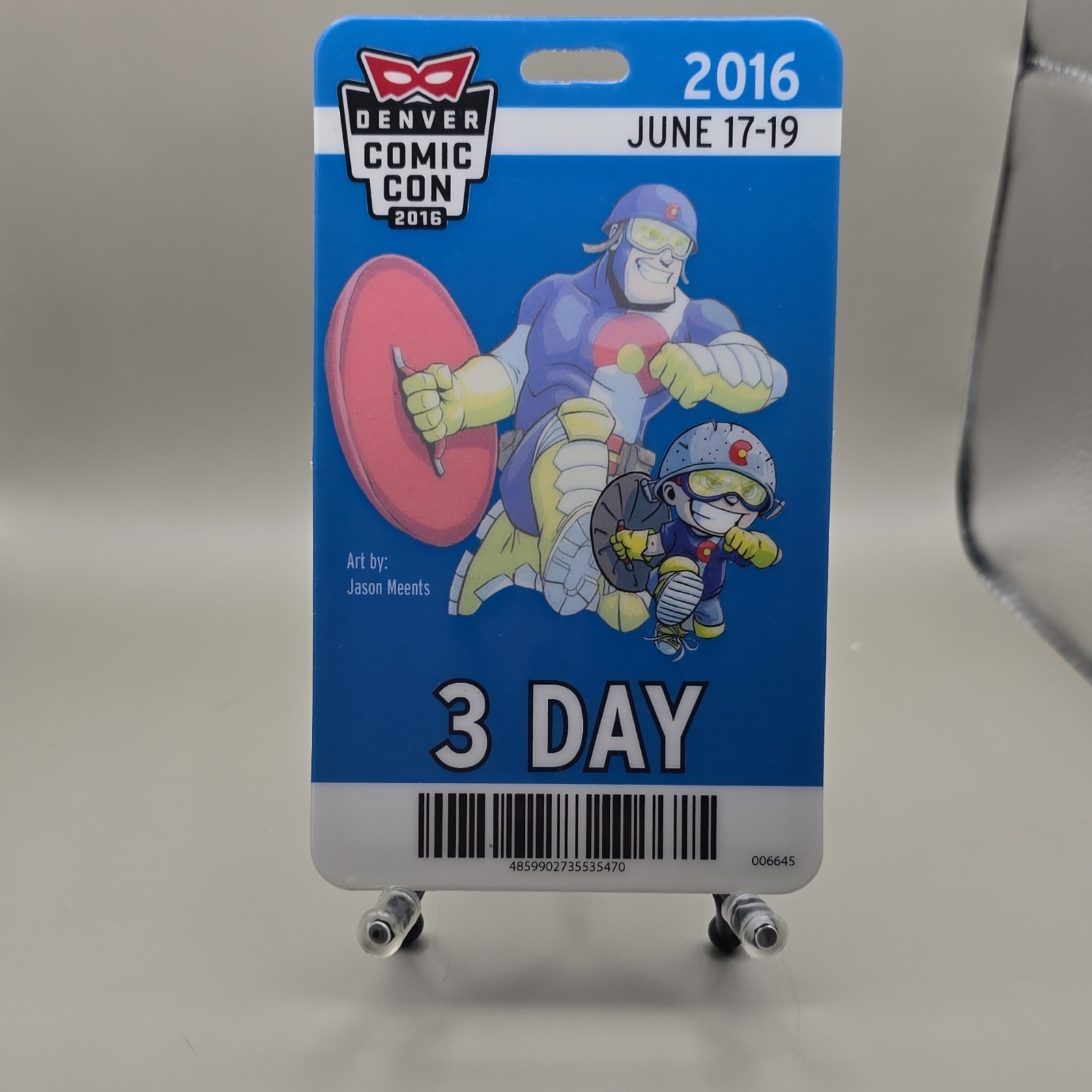 Denver Comic Con 2016 3-Day Badge Ticket Pass Denver CO June 17 10AM Convention