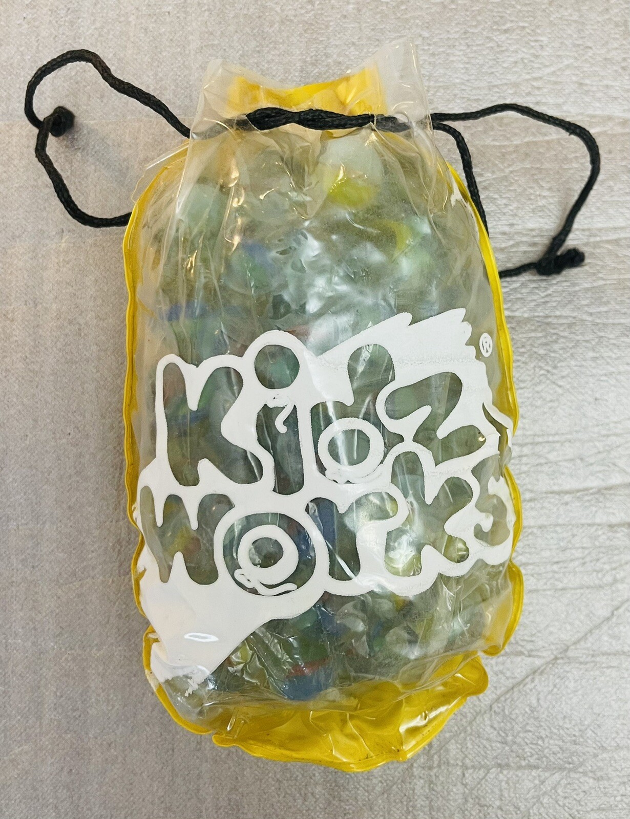 Marbles Kidz Work Cat Eye Original  Package 1.5 lbs Assorted Colors & Sizes VTG