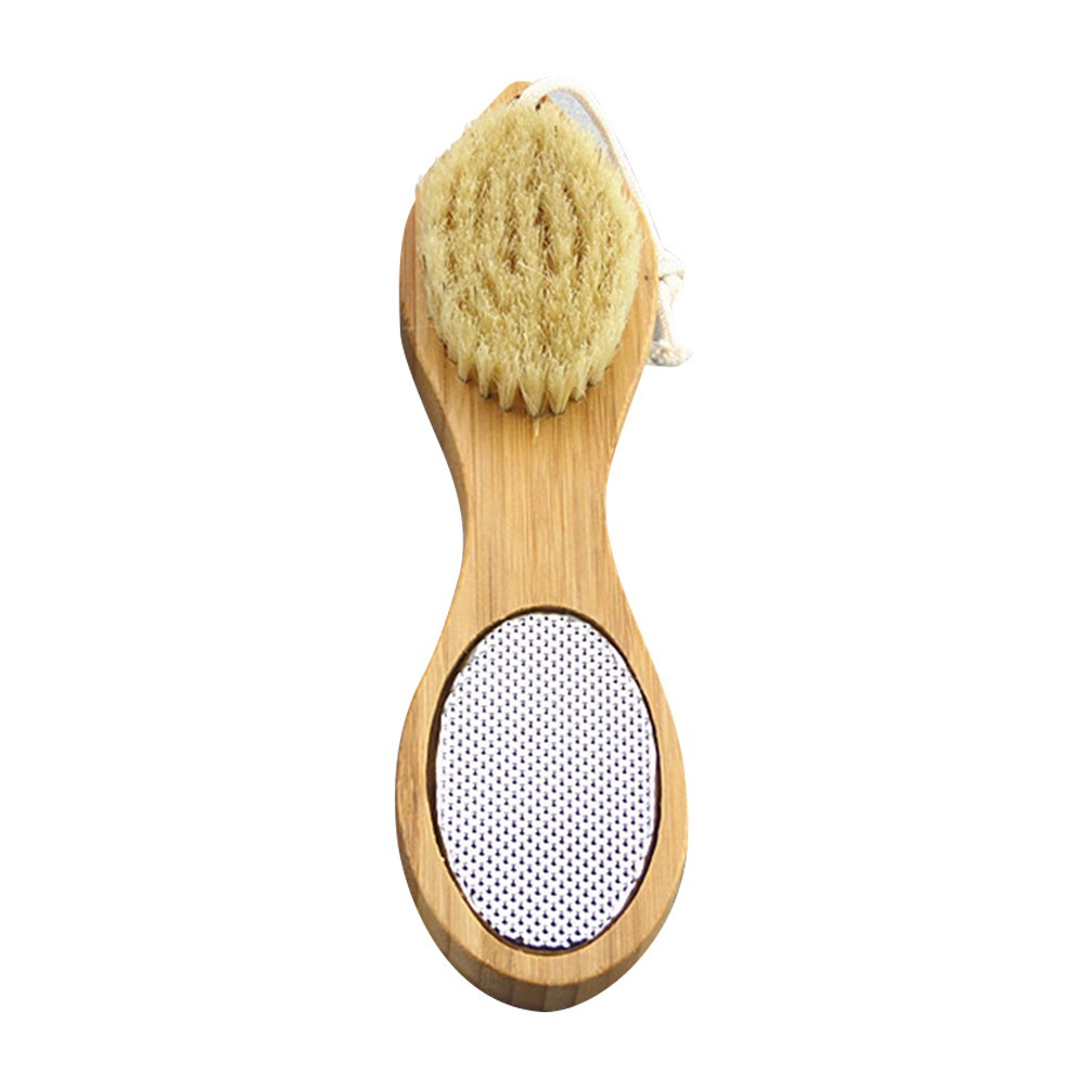 4 in 1 Foot Massage Brush Rub Feet Stone Wash Feet Brush Exfoliating Brush