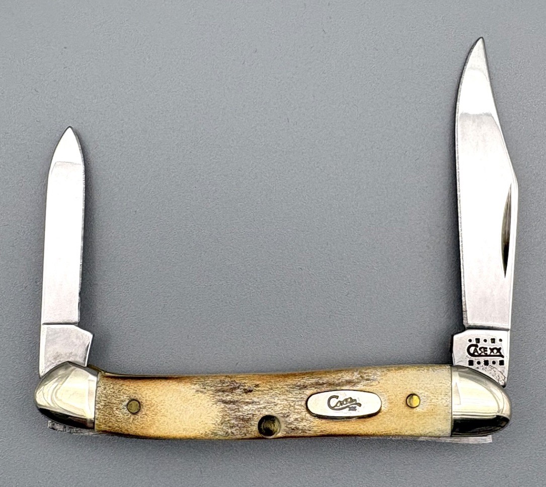 2000 Case XX Mini Copperhead Stag 52109X SS Pocket Knife 00519