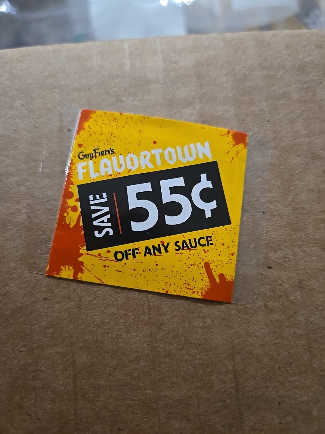 Guy Fieri's Flavortown Sauce .55 Coupon (10) X 12/31/25