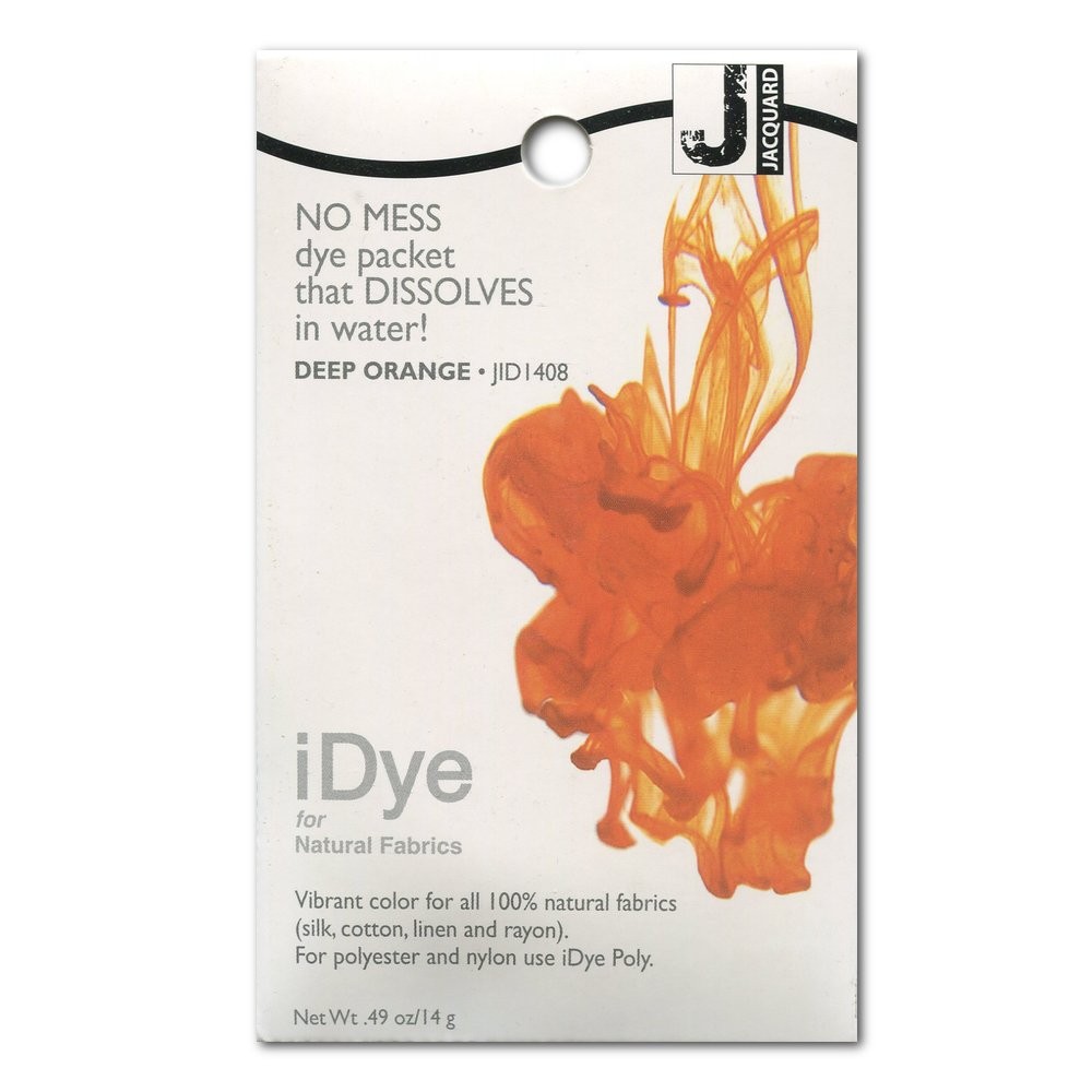 iDye for Natural Fabrics .49 Oz - Deep Orange