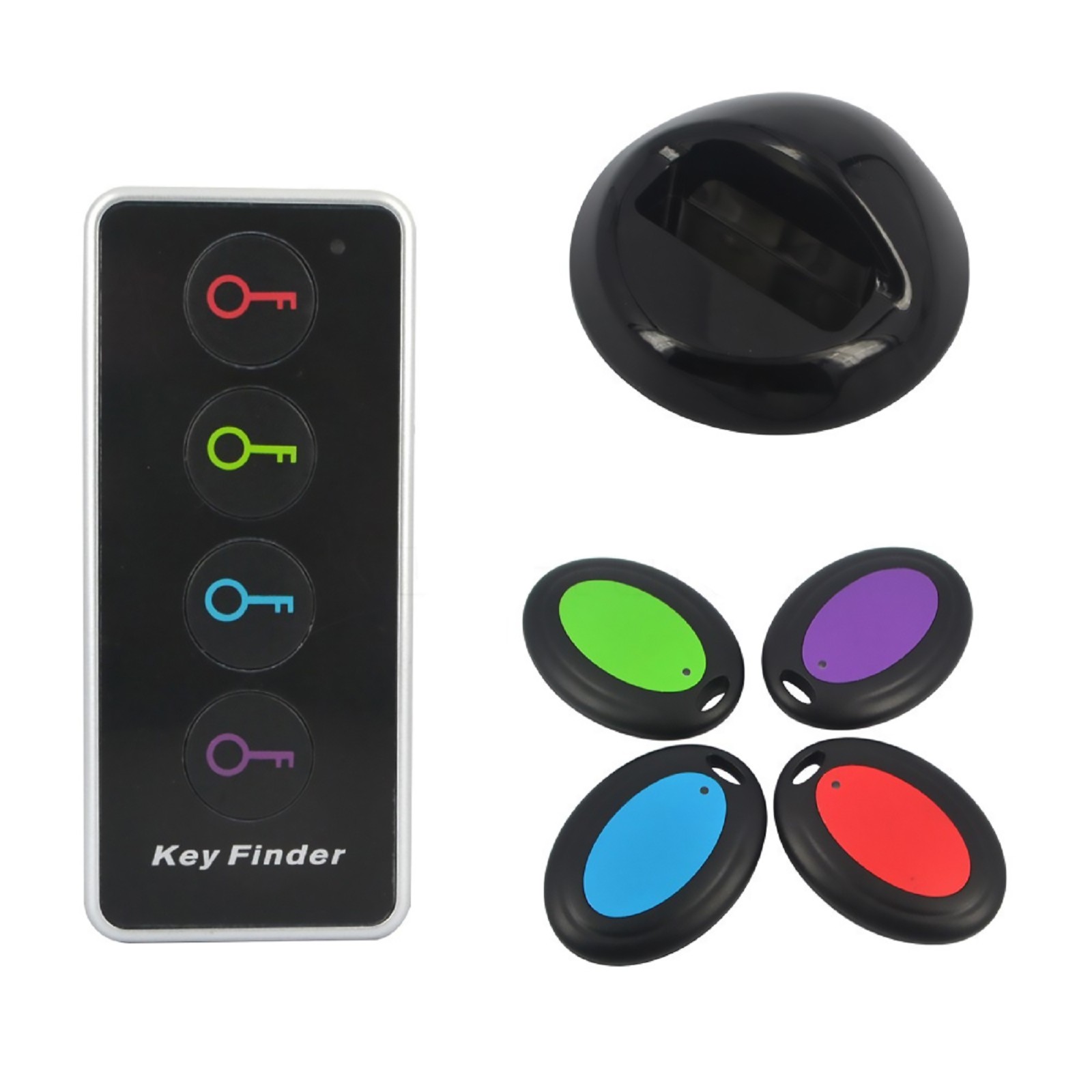 4in1 80dB Wireless Key Wallet Finder Remote Control Lost Locator Finder Alarm