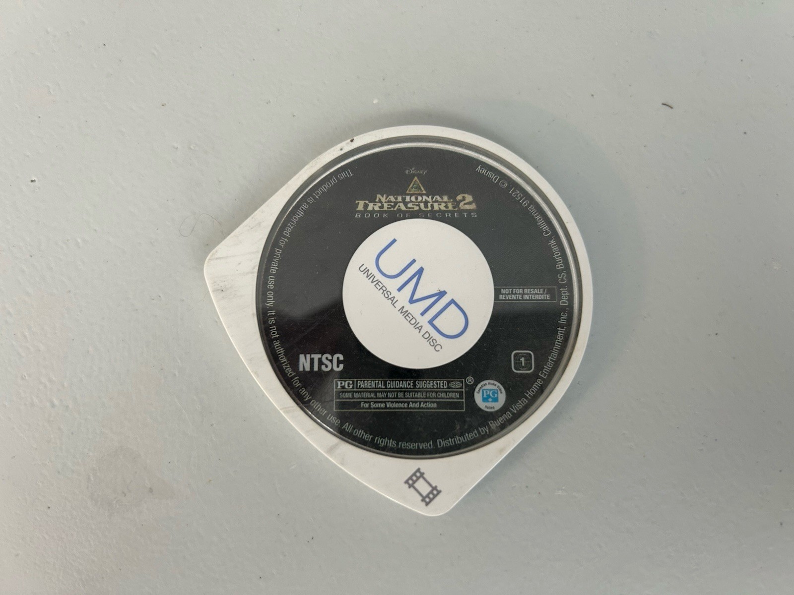 National Treasure 2: Book of Secrets Sony PSP UMD Disc only Tested And Working