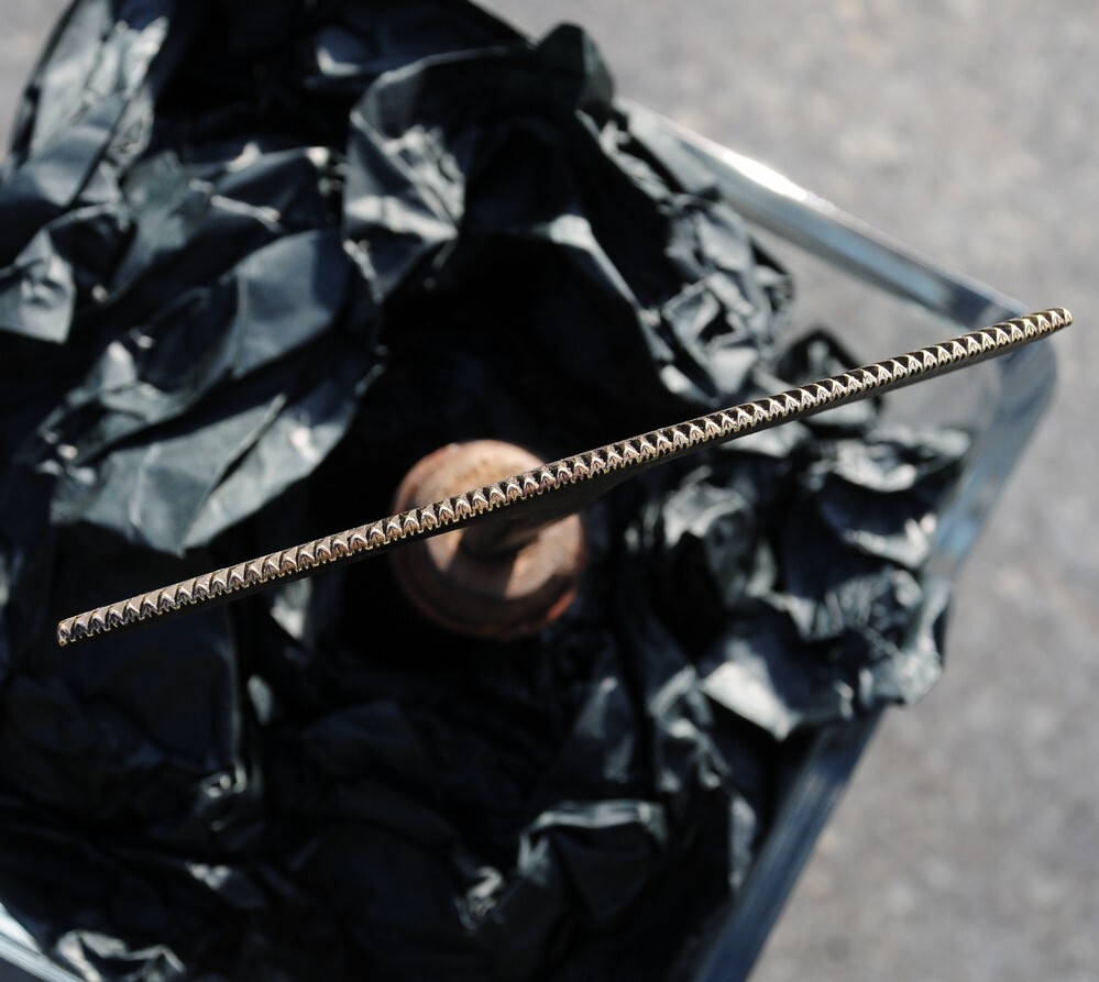 Brass Bookbinder Hand Tool Ornament Pallet Leather gilding stamp embossing ~.~