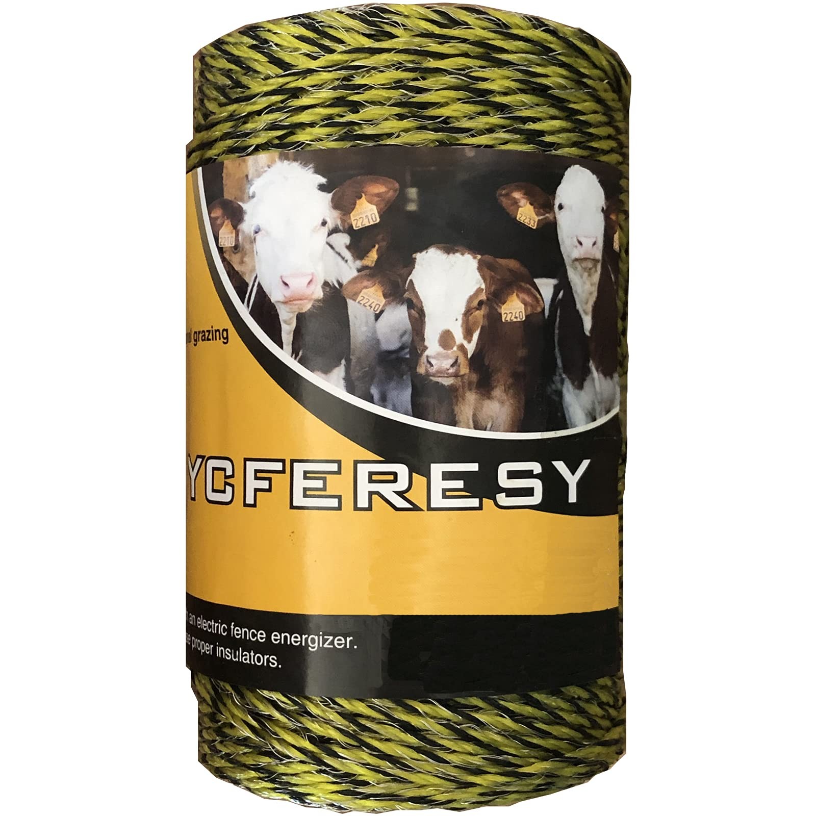 Fence Polywire 656 Feet，200 Meter，6 Stainless Steel Strands for Reliable Cond...