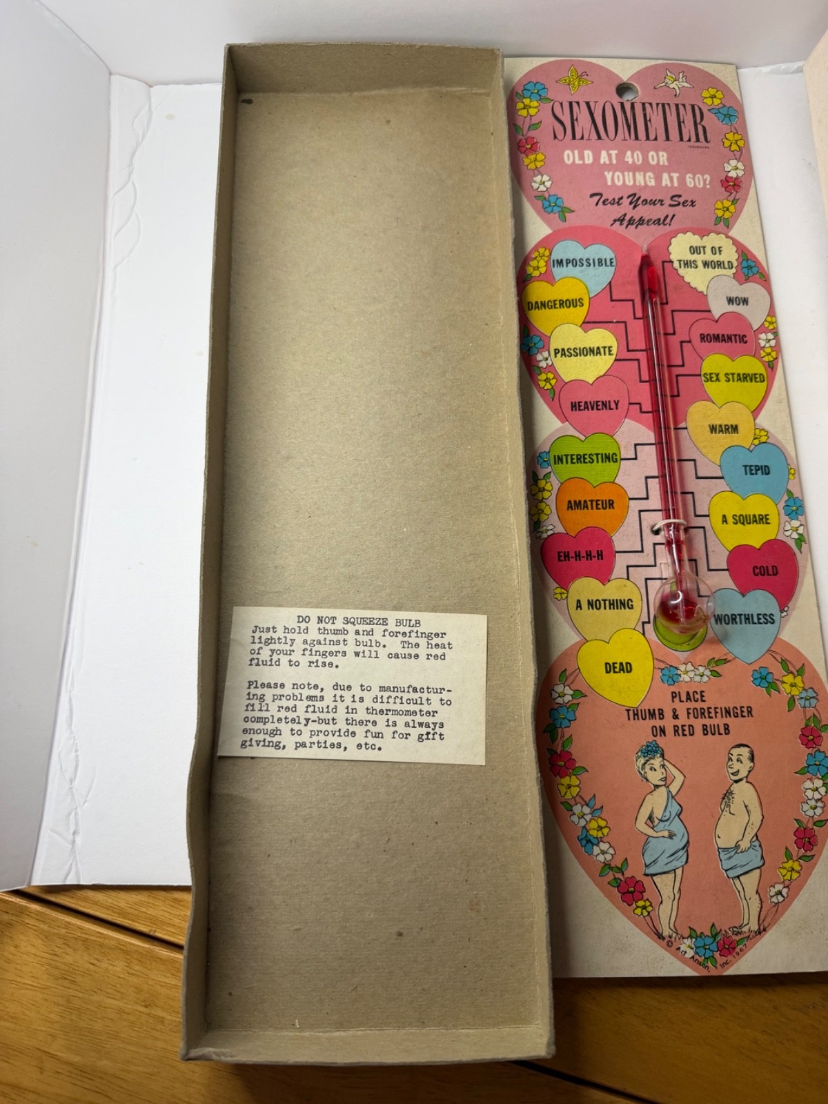 1967 Vintage Sexometer  test your sex appeal