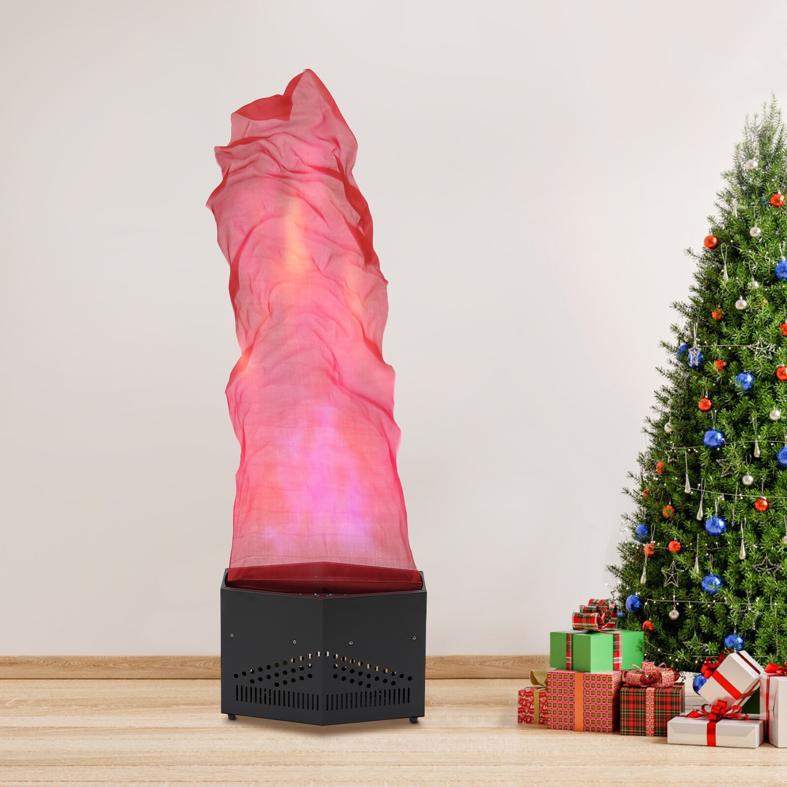 130W RGB 3in1 LED Fake Fire Light  Stage DJ 3D Fake Flame Light Lamp Effect