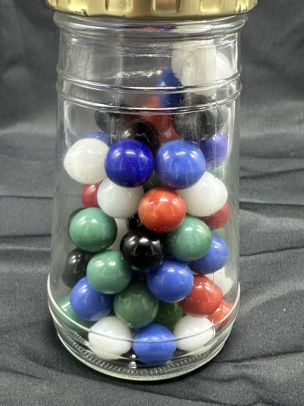 Vintage  Glass Marbles, Set Of 70
