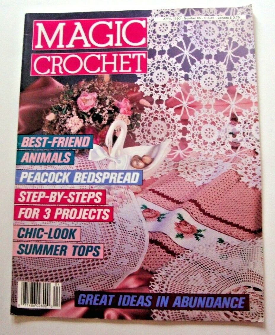 Magic Crochet Magazine April 1990 - Number 65