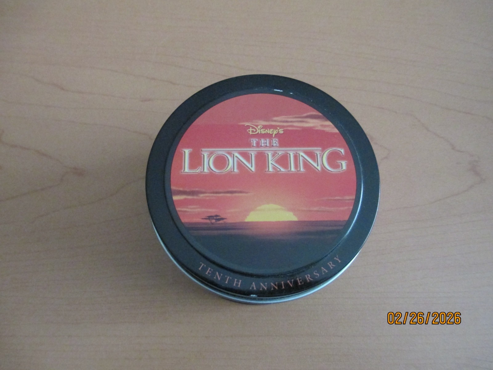 Disney, 10th Anniversary, Lion King Watch