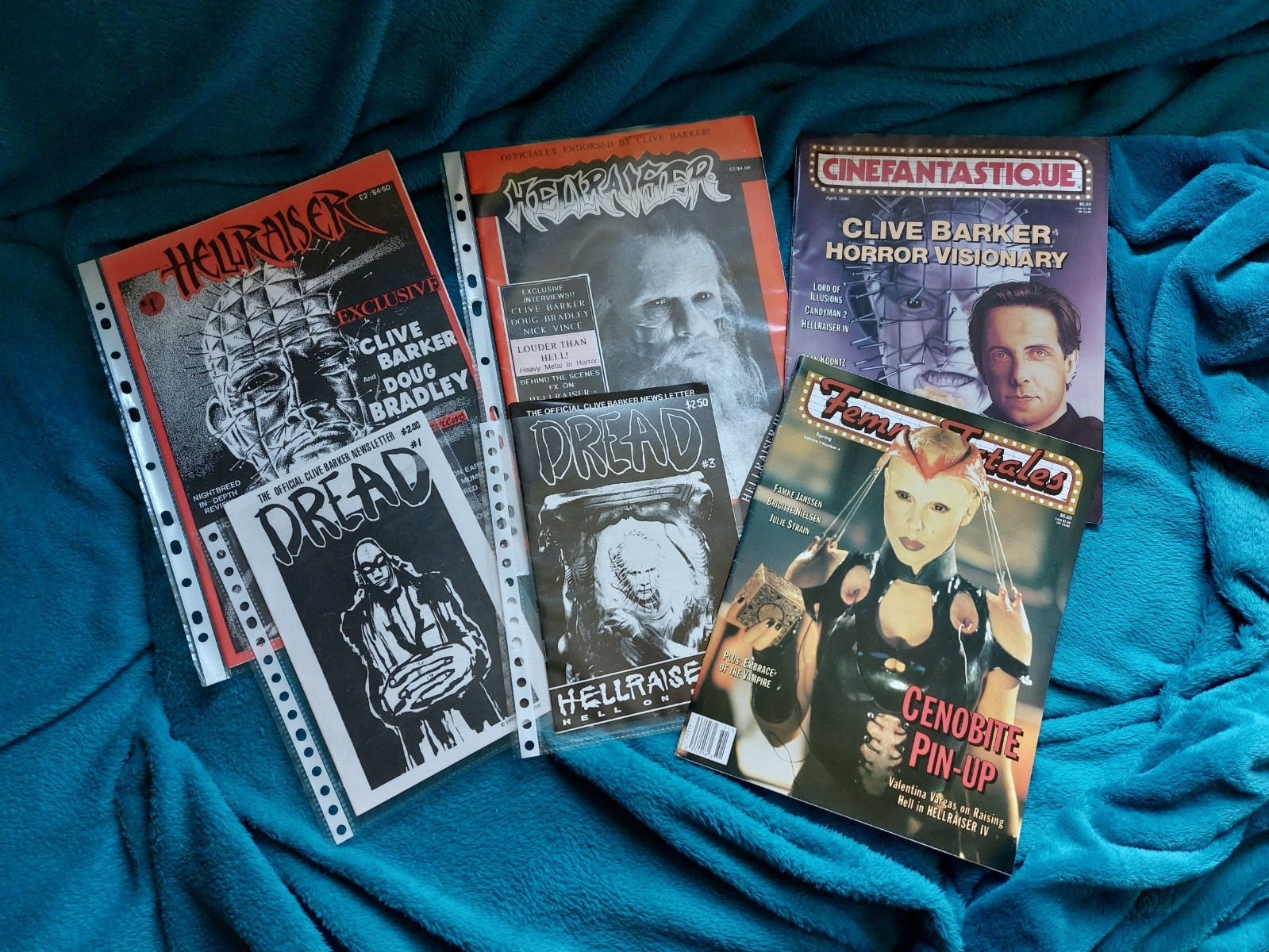 6x Hellraiser, Clive Barker, Doug Bradley Magazines