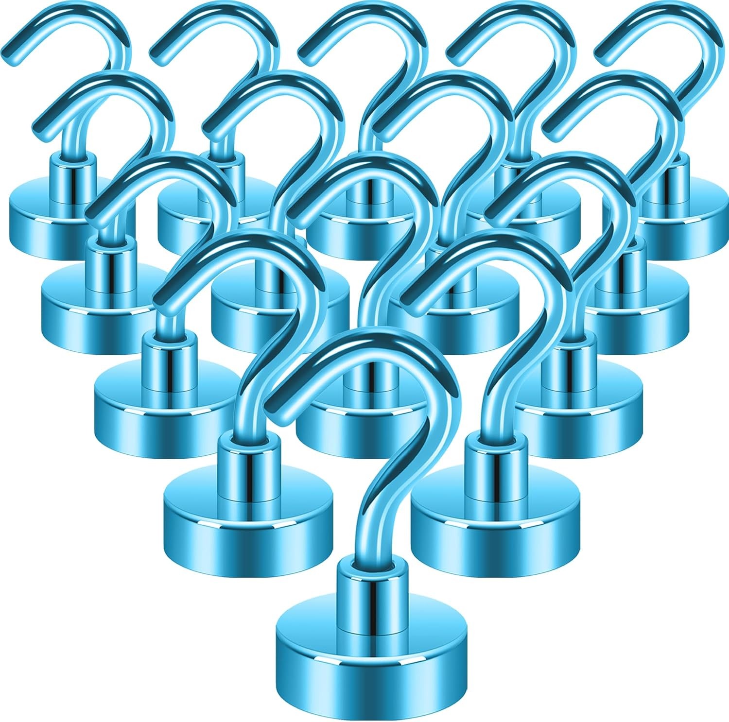 15 Pack Heavy Duty Magnets for Refrigerator, Extra Strong Hook for Hanging