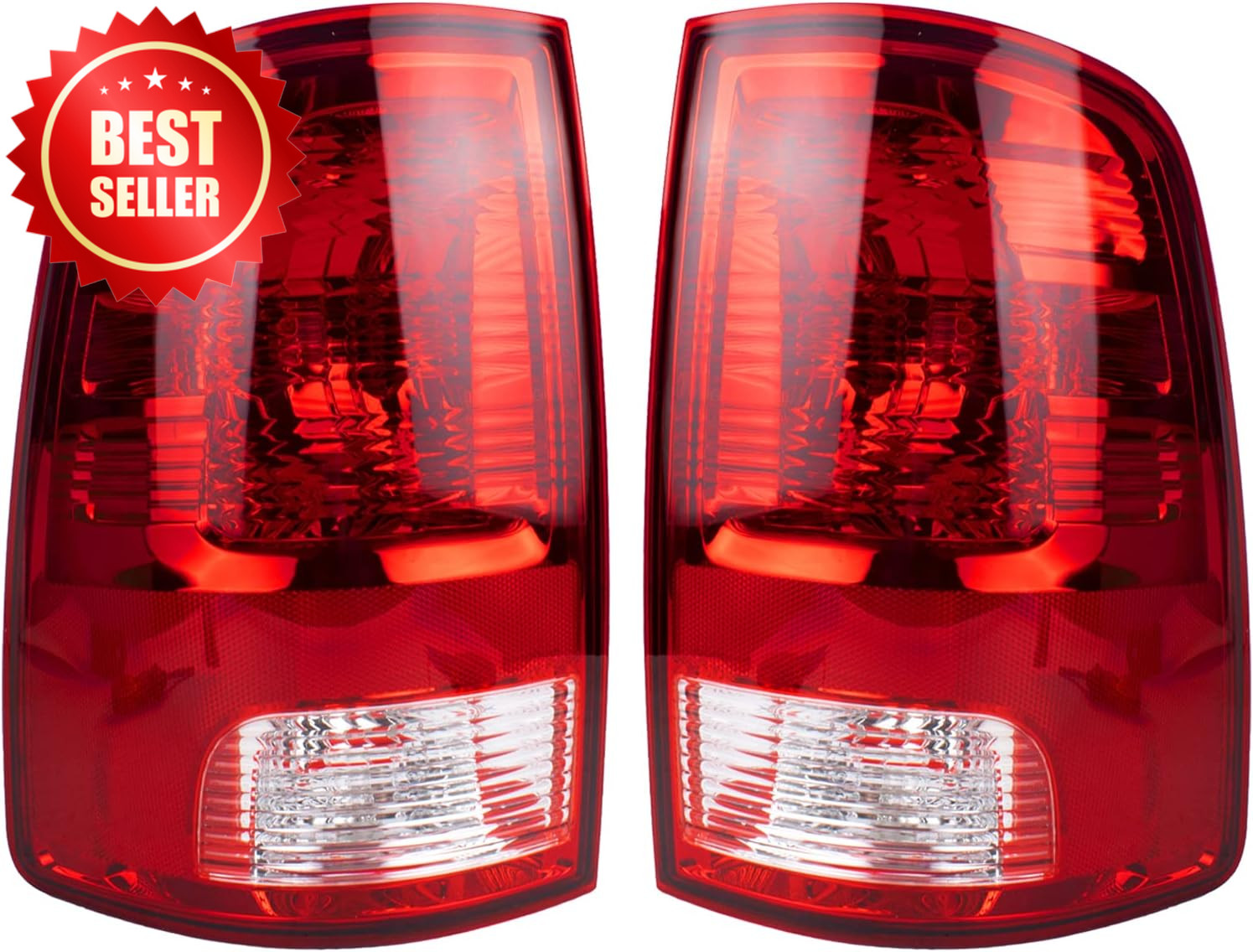 Tail Light Assembly Pair 2009-2018 Ram 1500 2500 3500 Pickup Bulb US