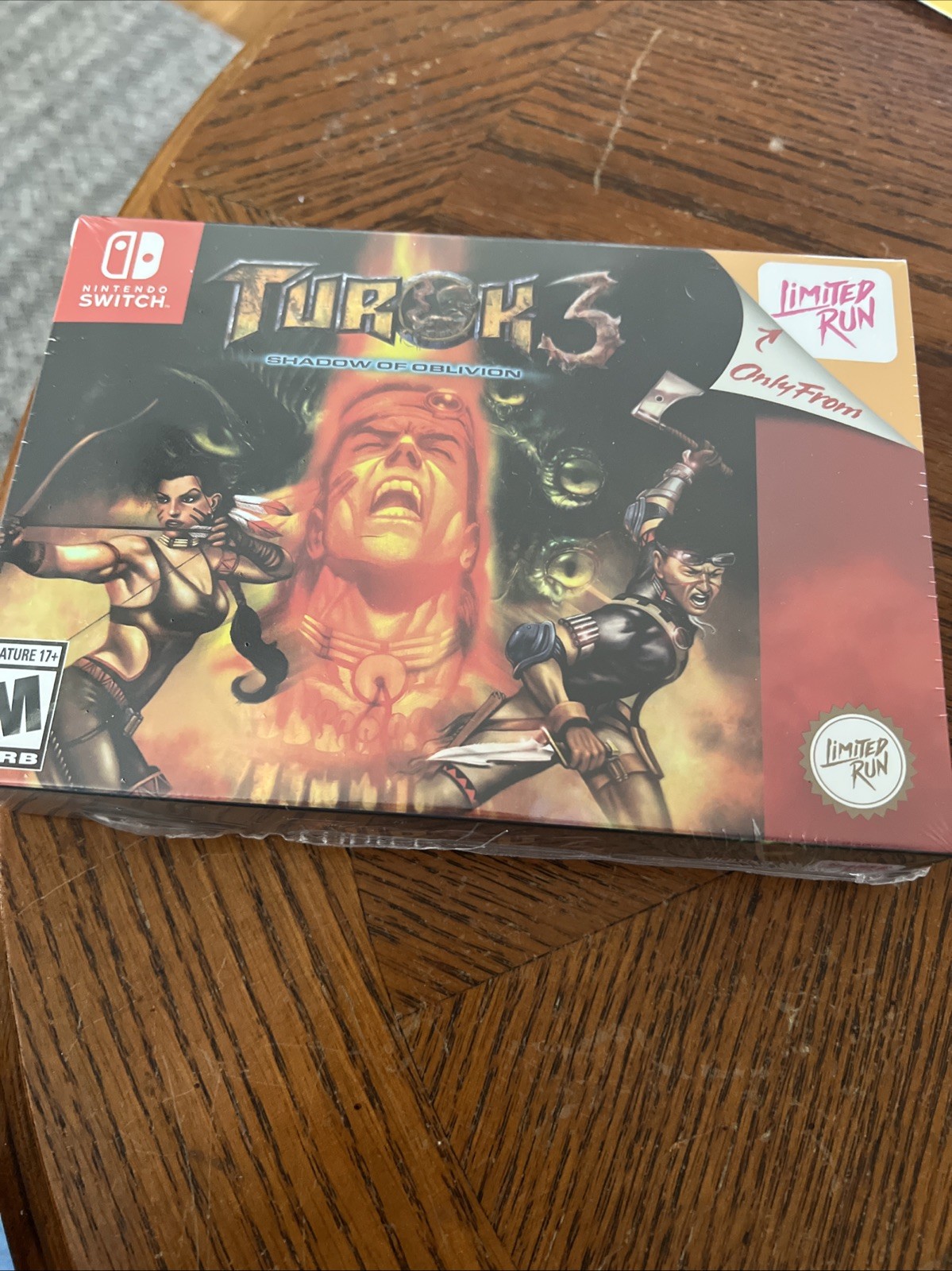 Turok 3 Shadow Of Oblivion Remastered Switch CLASSIC Limited Run, Bonus Carts