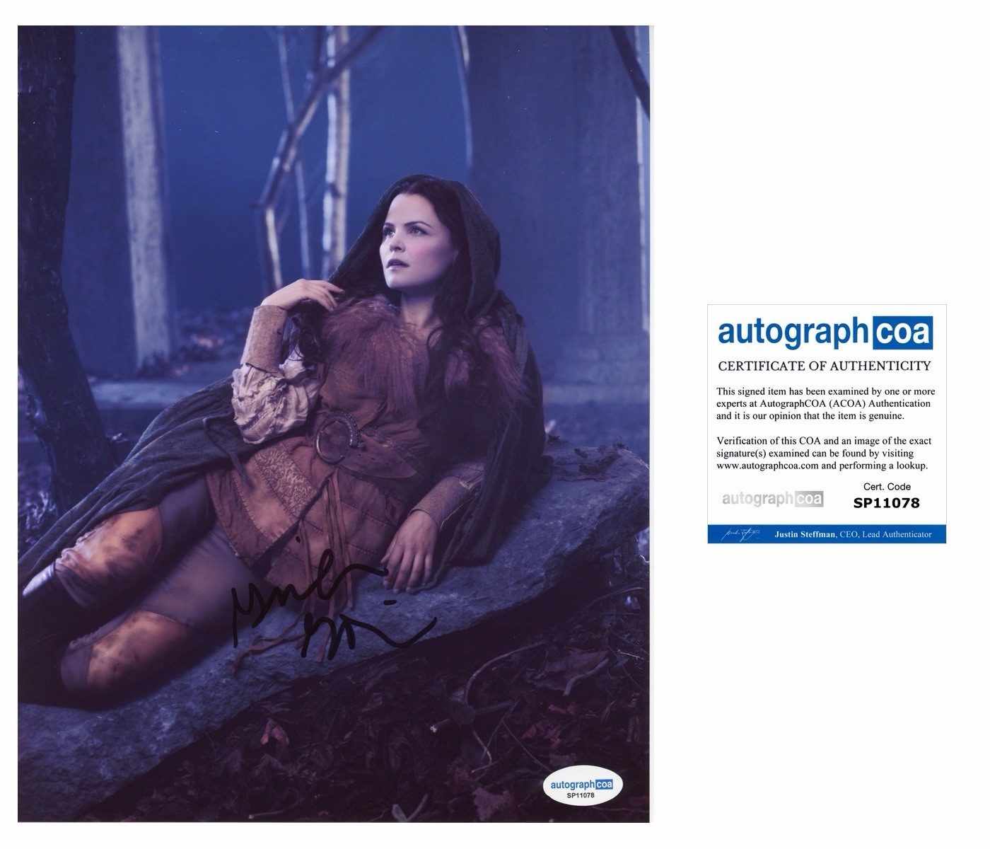 Ginnifer Goodwin “Once Upon A Time” AUTOGRAPH Signed 10x8 Photo ACOA