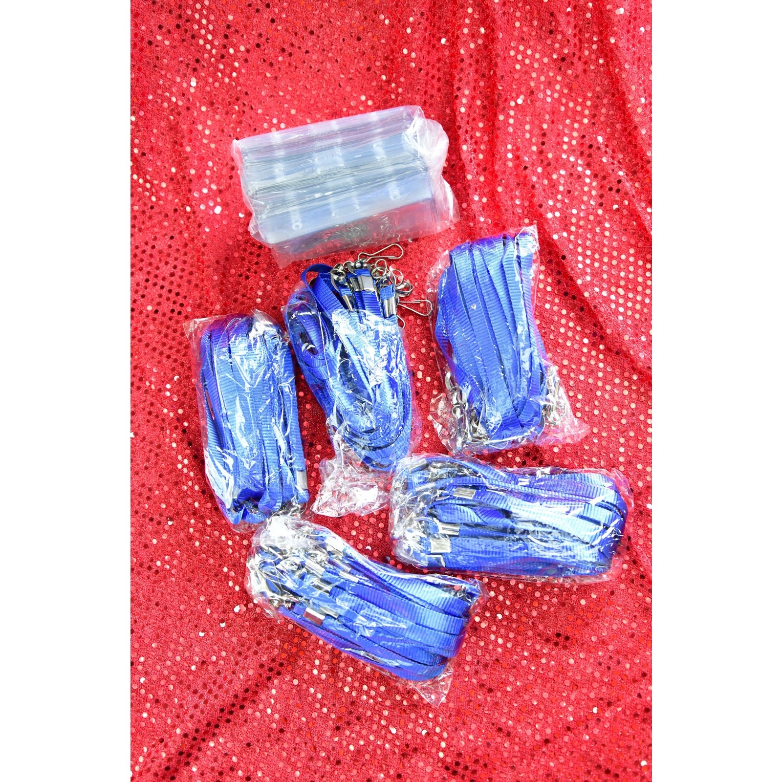 50 ct Lanyards & Badge Sleaves  2-1/4 in  X  1-1/2  Horizontal 