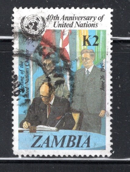 ZAMBIA AFRICA STAMPS USED LOT 62117