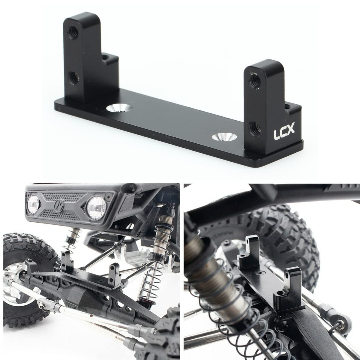 Racing 1/10th RC Crawler Car Metal Servo Mount for Axial Capra Unlimited Trai...