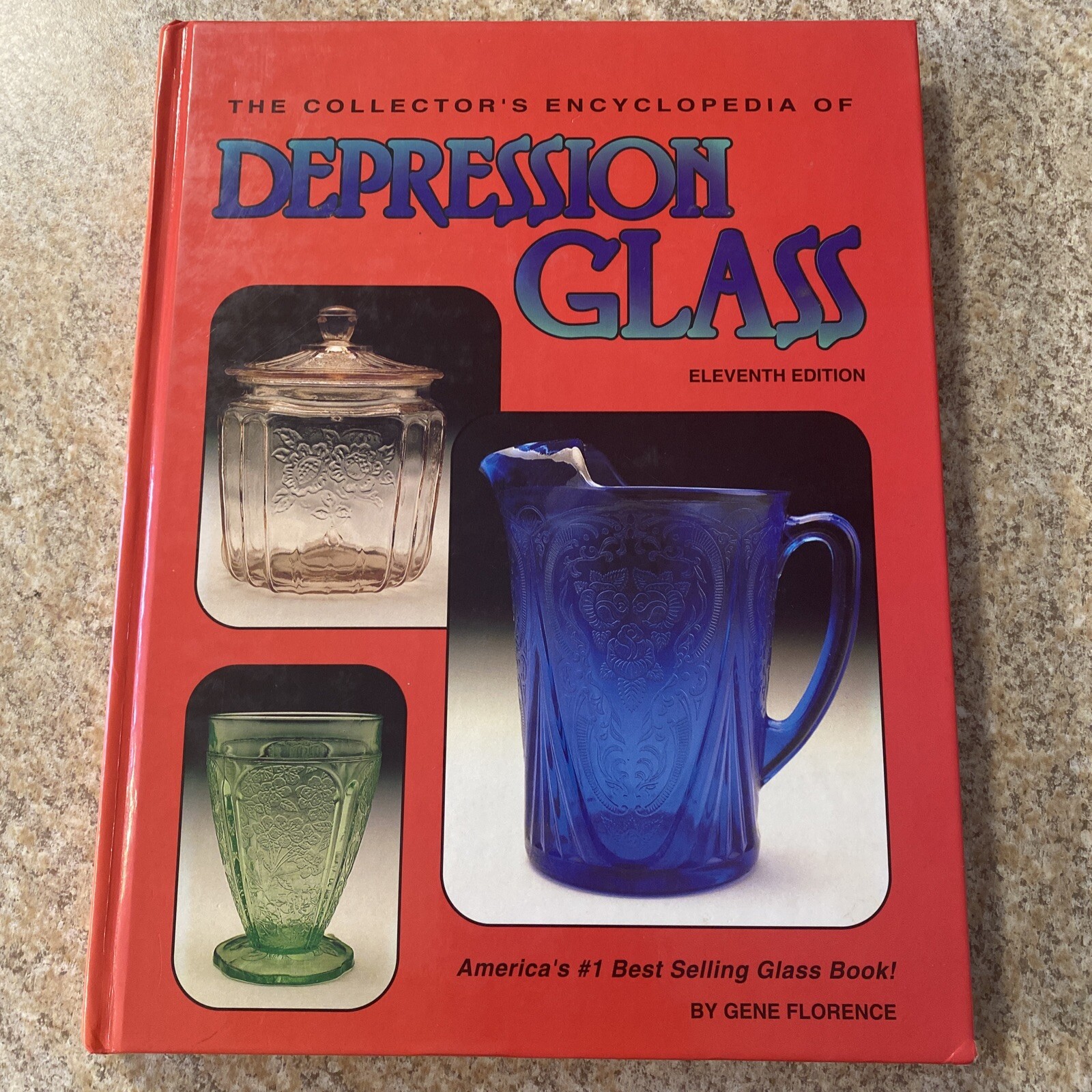 VG! The Collector's Encyclopedia of Depression Glass: by Gene Florence 1994 HC