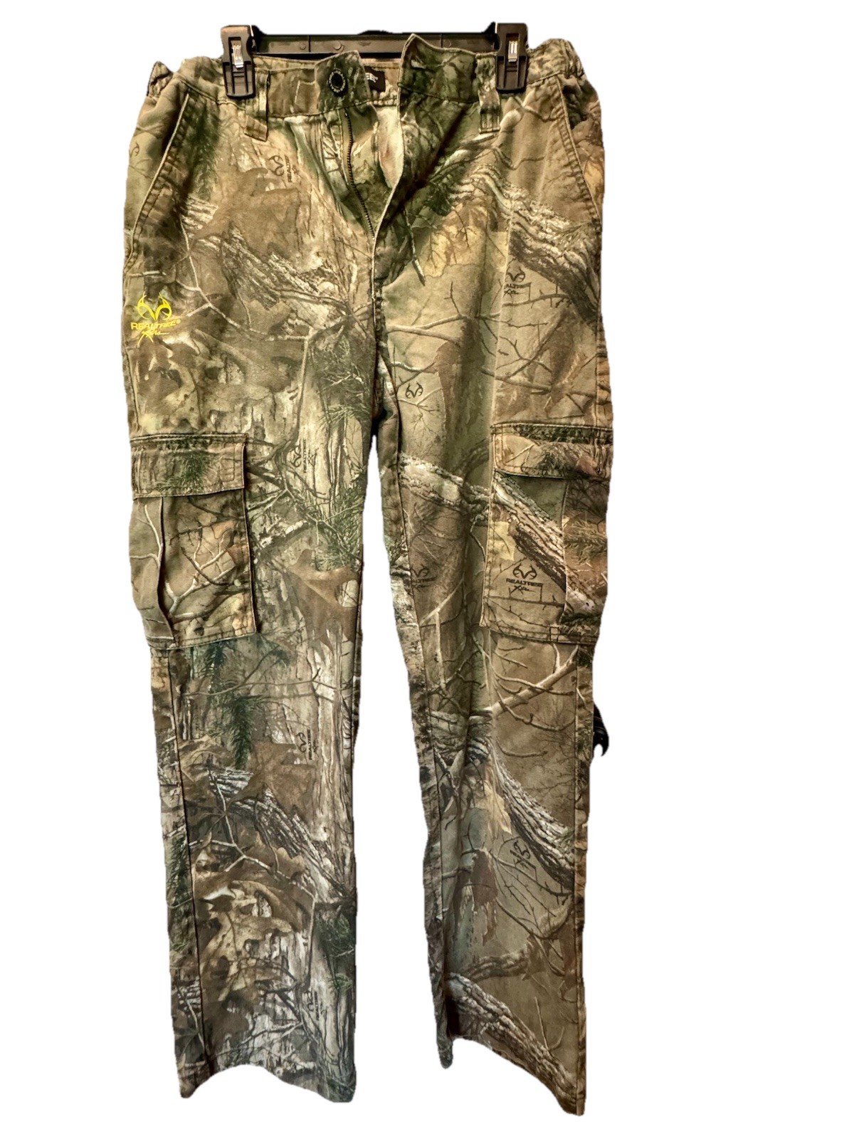 Realtree XTRA Men's Size M 32-34(33x31.5) Camo Cargo Hunting Pants #55444-7-C1