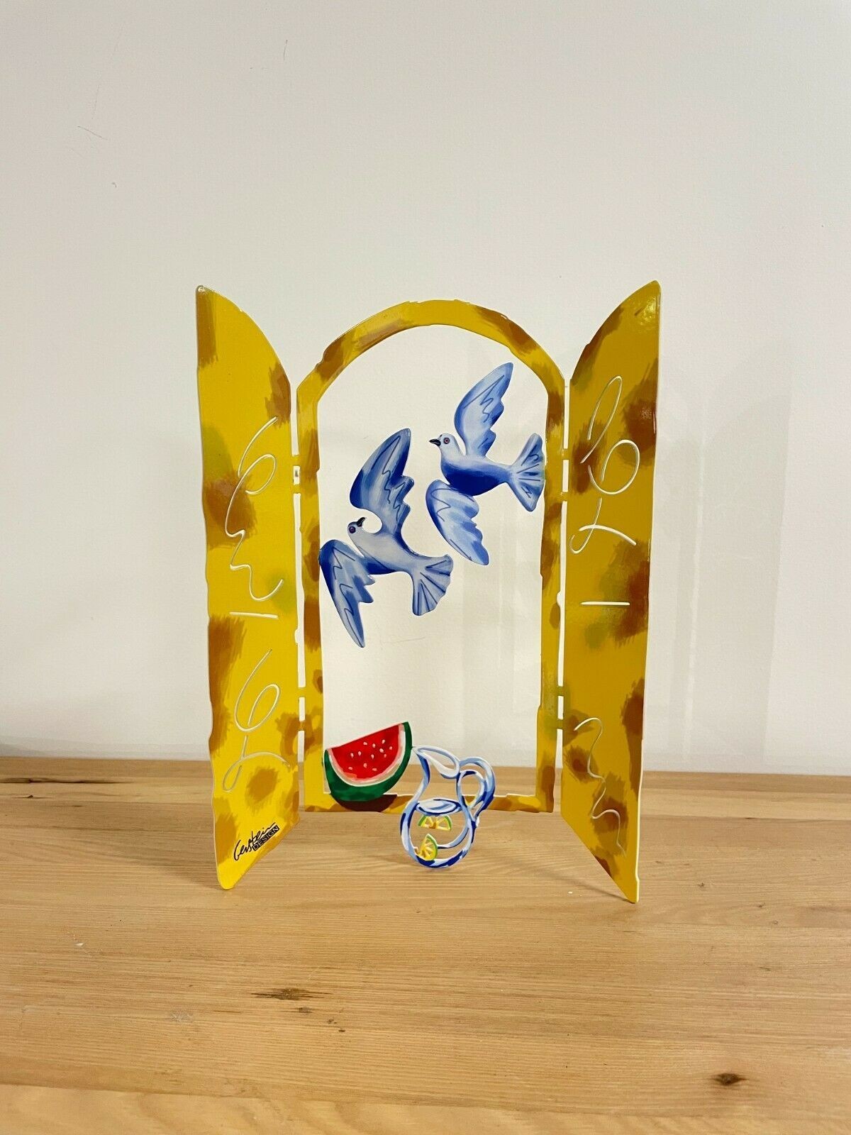 DAVID GERSTEIN Pop art Metal "Window --- Summer "  sculpture