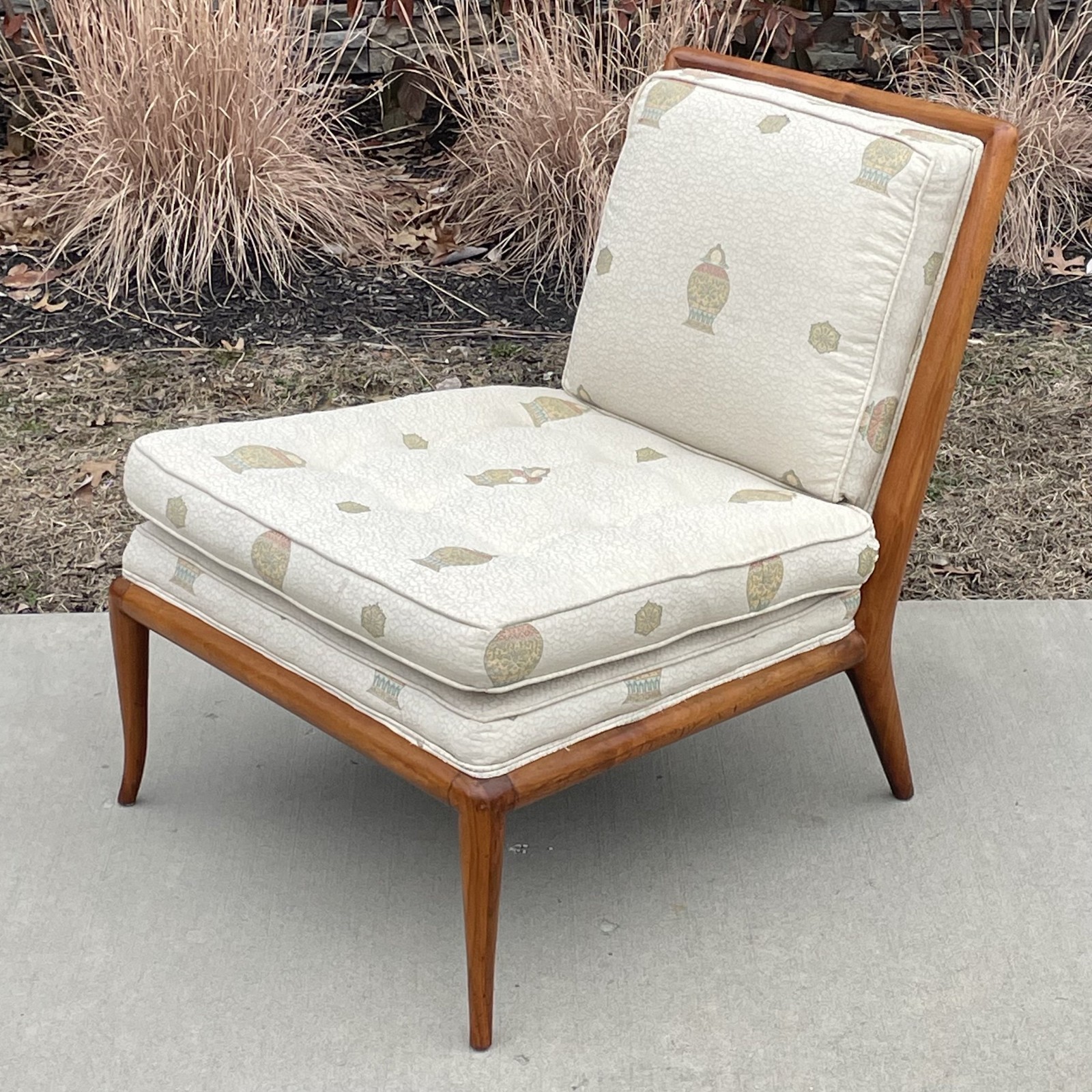 Vintage 1950s Mid Century T.H. ROBSJOHN GIBBINGS Slipper Chair