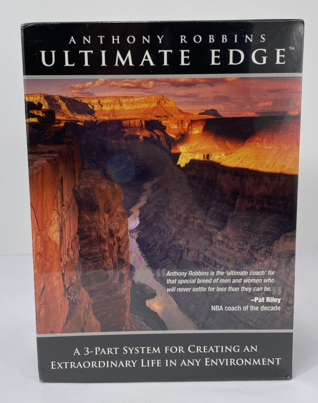 Anthony Robbins Ultimate Edge 3 Part Get Personal Power Inner Strength CD DVD