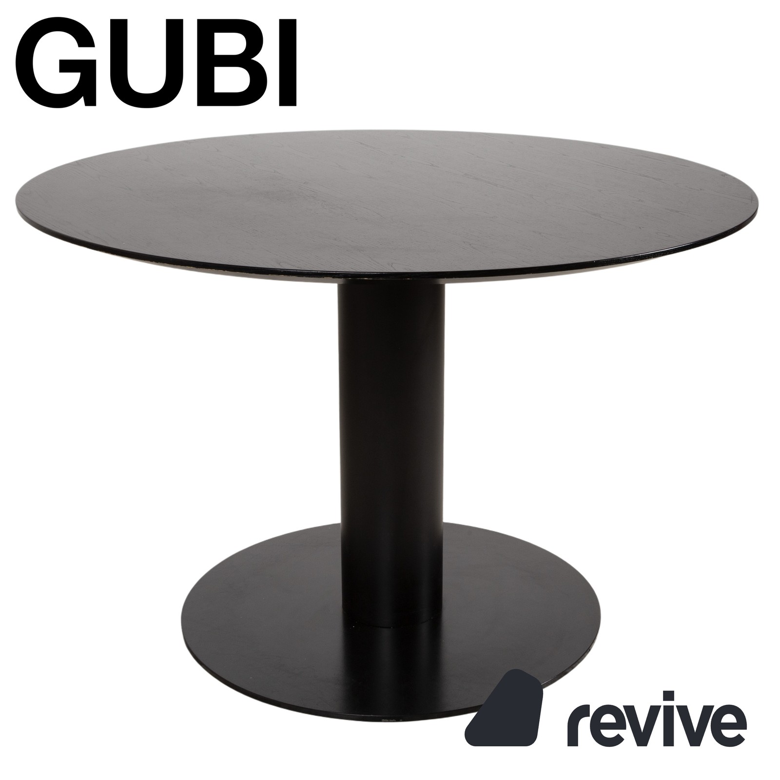 Gubi Cuisine Table 2.0 Bois Table à Manger Noir