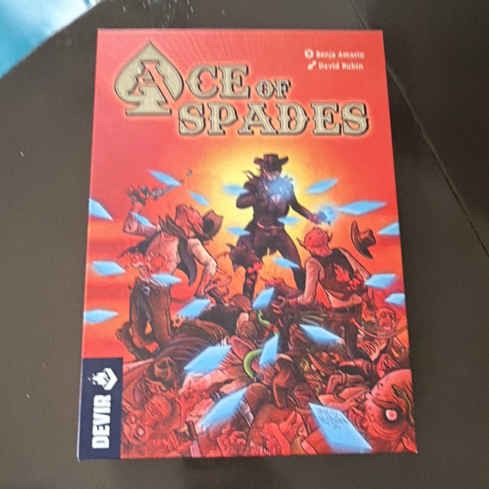 Ace of Spades Western Card Game Complete 2 Players 2023 played once by Devir