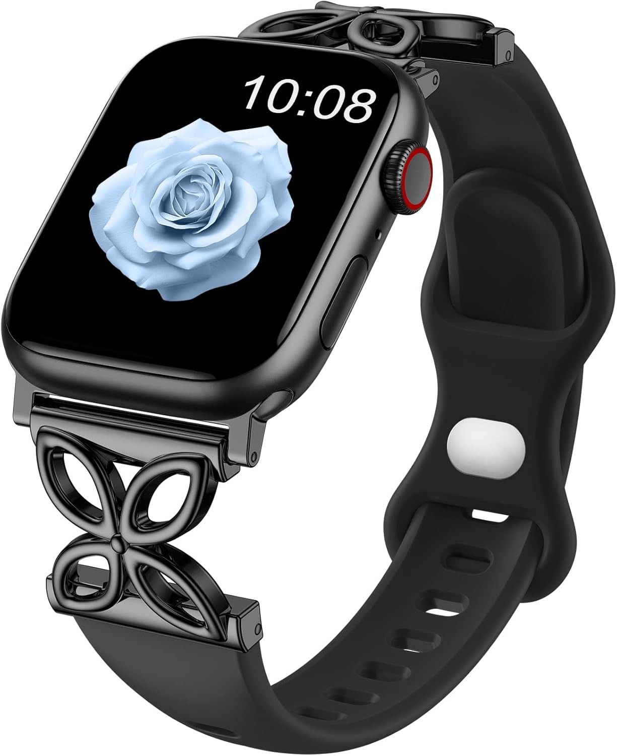 Thin Slim Silicone Strap Compatible with Apple Watch 40mm 44mm Stylish