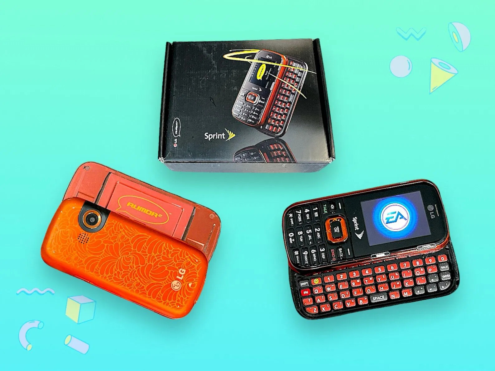 Vintage Y2K LG Keyboard Cell Phone.Rare.Works.