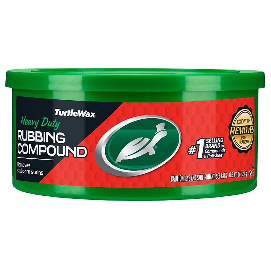 Turtle Wax Heavy Duty Rubbing Compound Paste 10.5 Oz