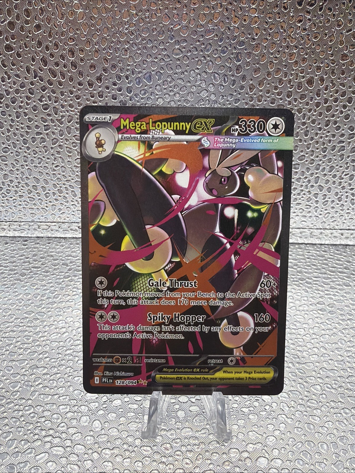 Mega Lopunny ex Special Illustration Rare ME02: Phantasmal Flames 128/094