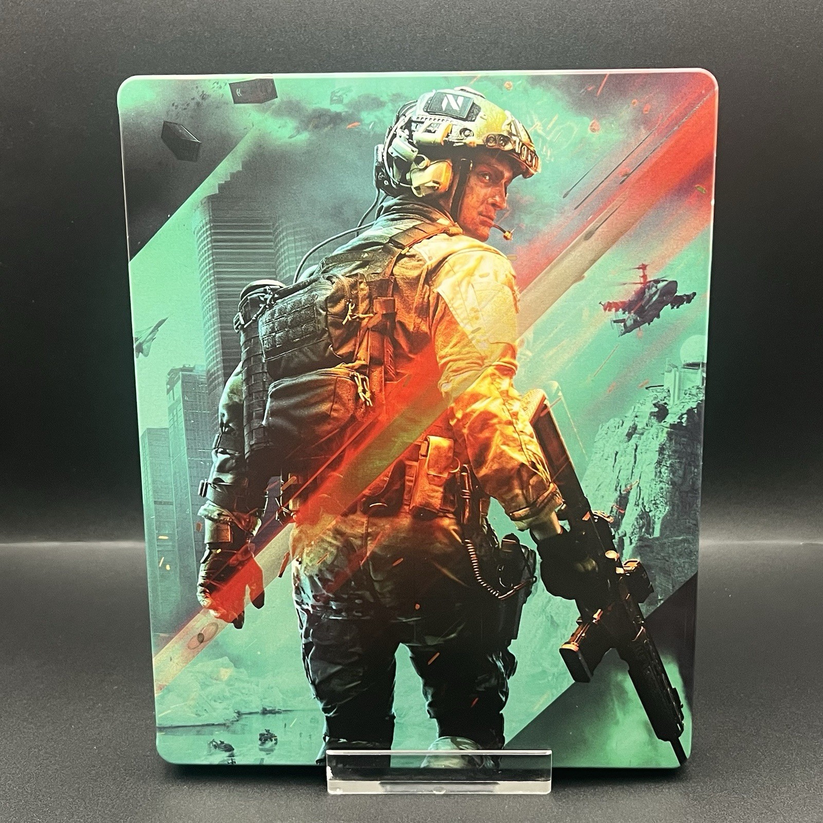 Battlefield 2042 Playstation 5 PS4/PS5 Collectible STEELBOOK CASE ONLY-NO GAME