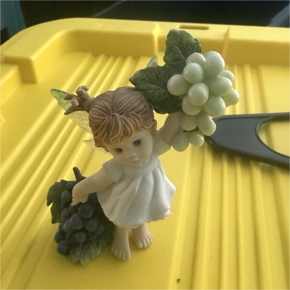 My Little Kitchen Fairies Grape Fairy Figure Fantasy Fairy Collectible