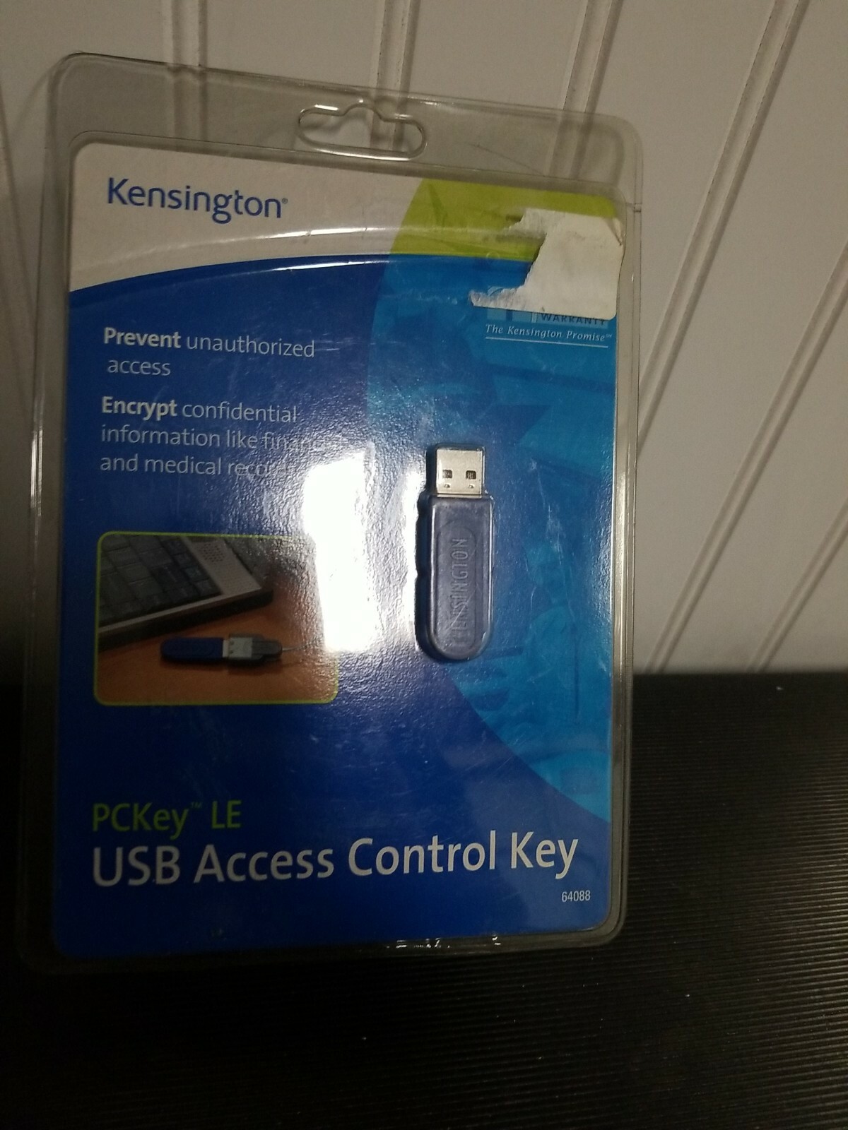 Kensington PCKey LE USB Notebook  Protection System Encrypt Window 2000XP