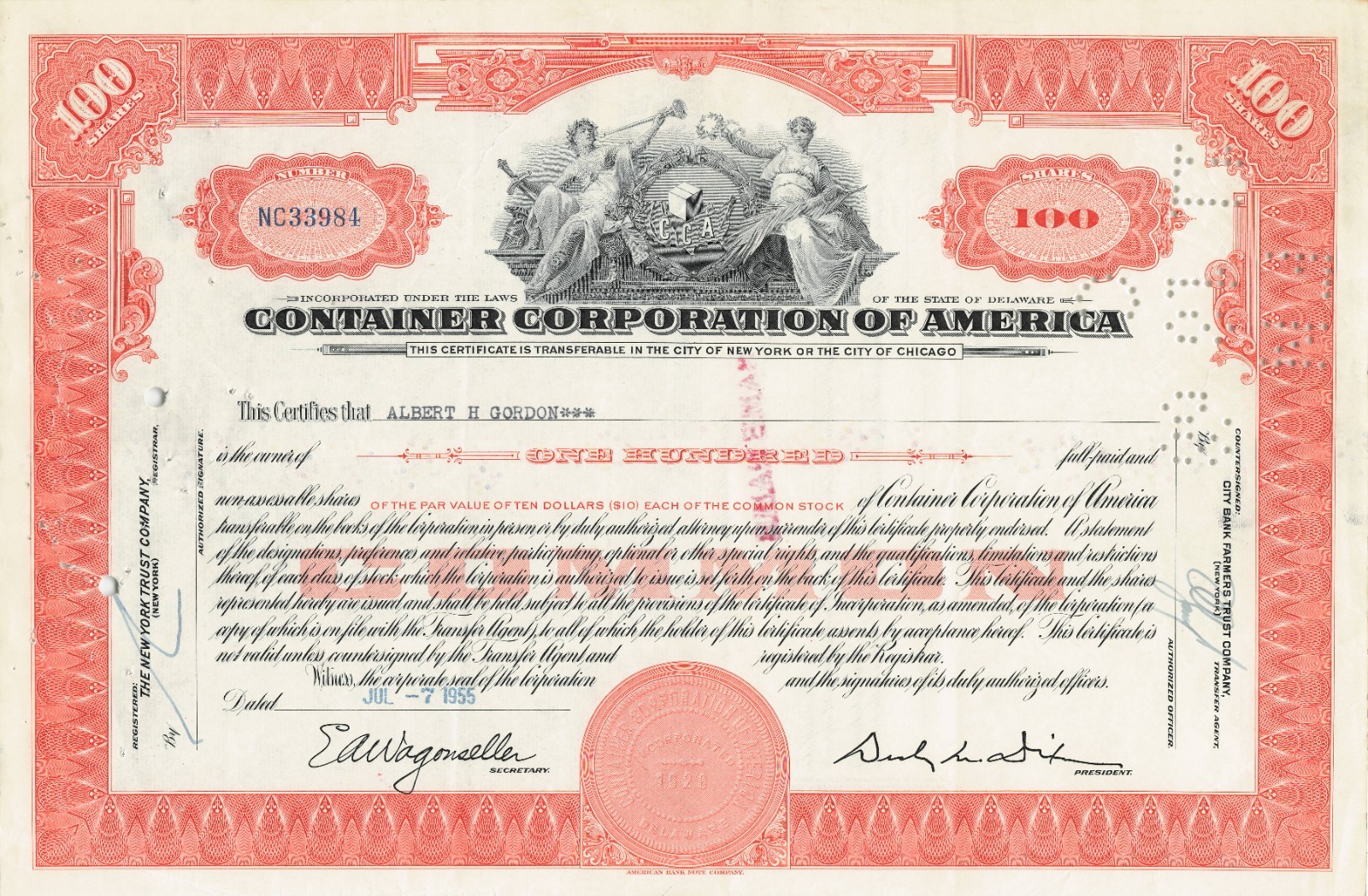 Container Corporation of America (CCA), 1950s
