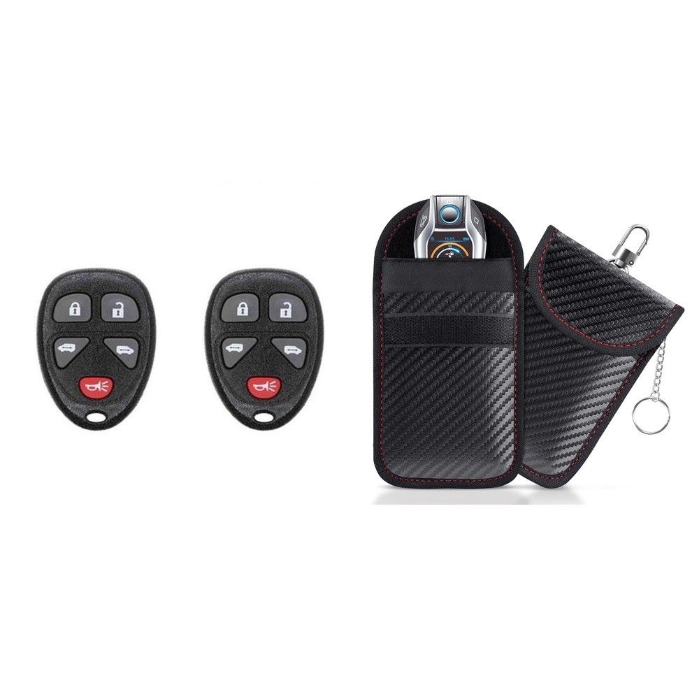 Key Fob Remote 2008 Chevrolet Uplander FCC: KOBGT04A MPN: 15788020 2-Pack w/Case