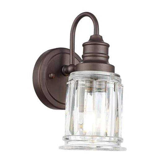 Sconce Wall Lighting, HWH Wall Sconce Modern Indoor Wall Light 1-Light ORB