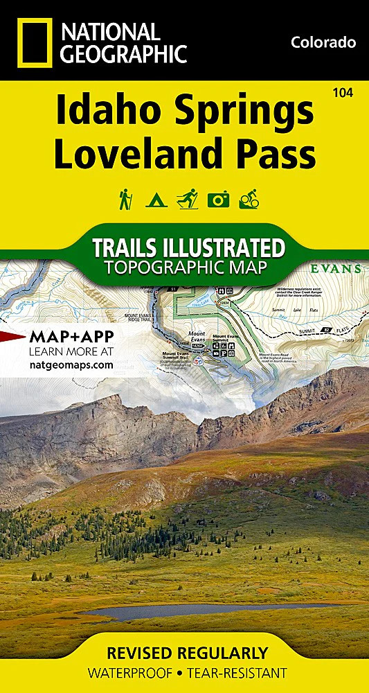 Idaho Springs & Loveland Pass: Map #104
