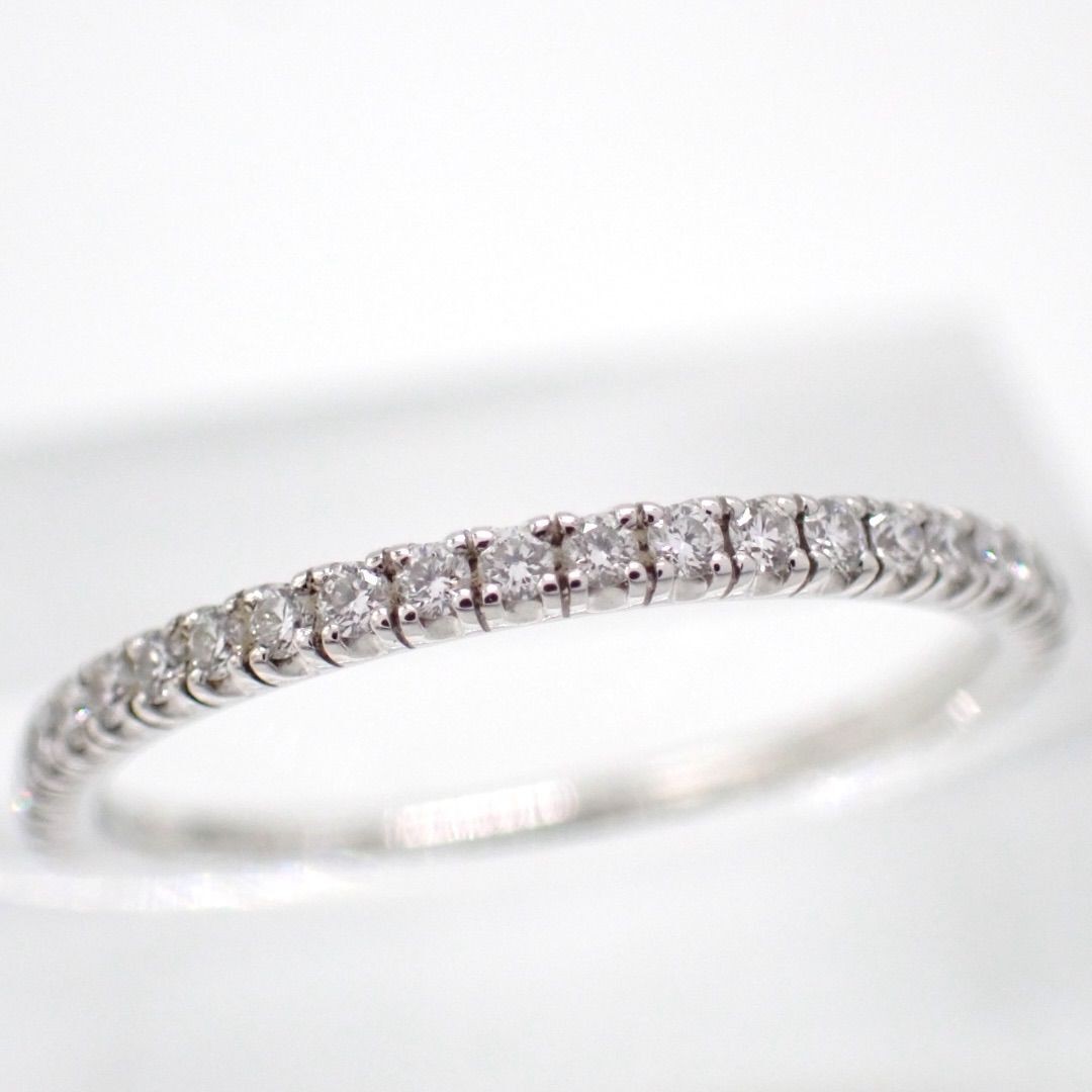 Cartier Etincel de Cartier Full Eternity Diamond Ring Size 6 750 White Gold 4493