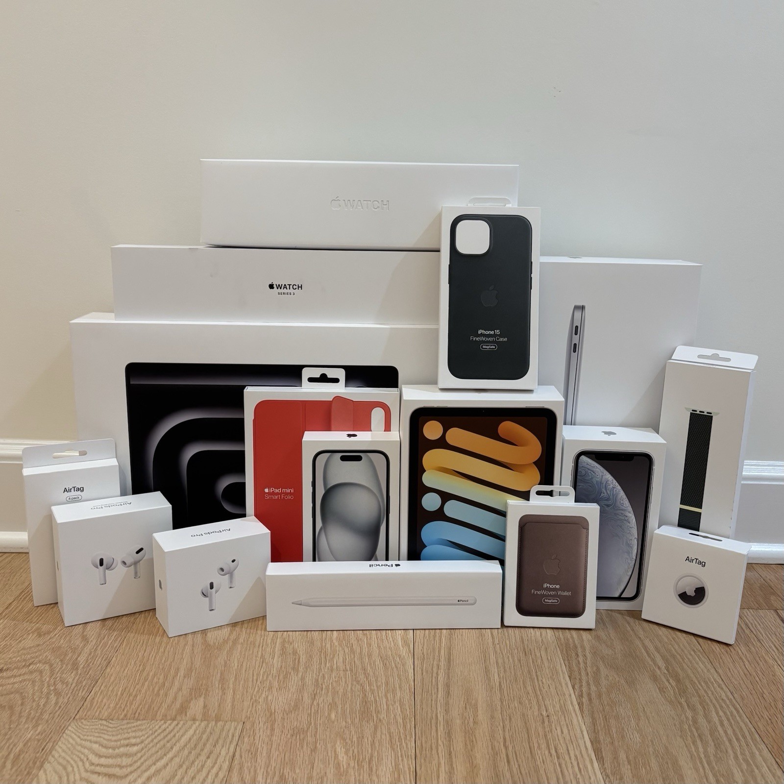 Apple products BOX ONLY with manuals - pick all, a few, or all products￼