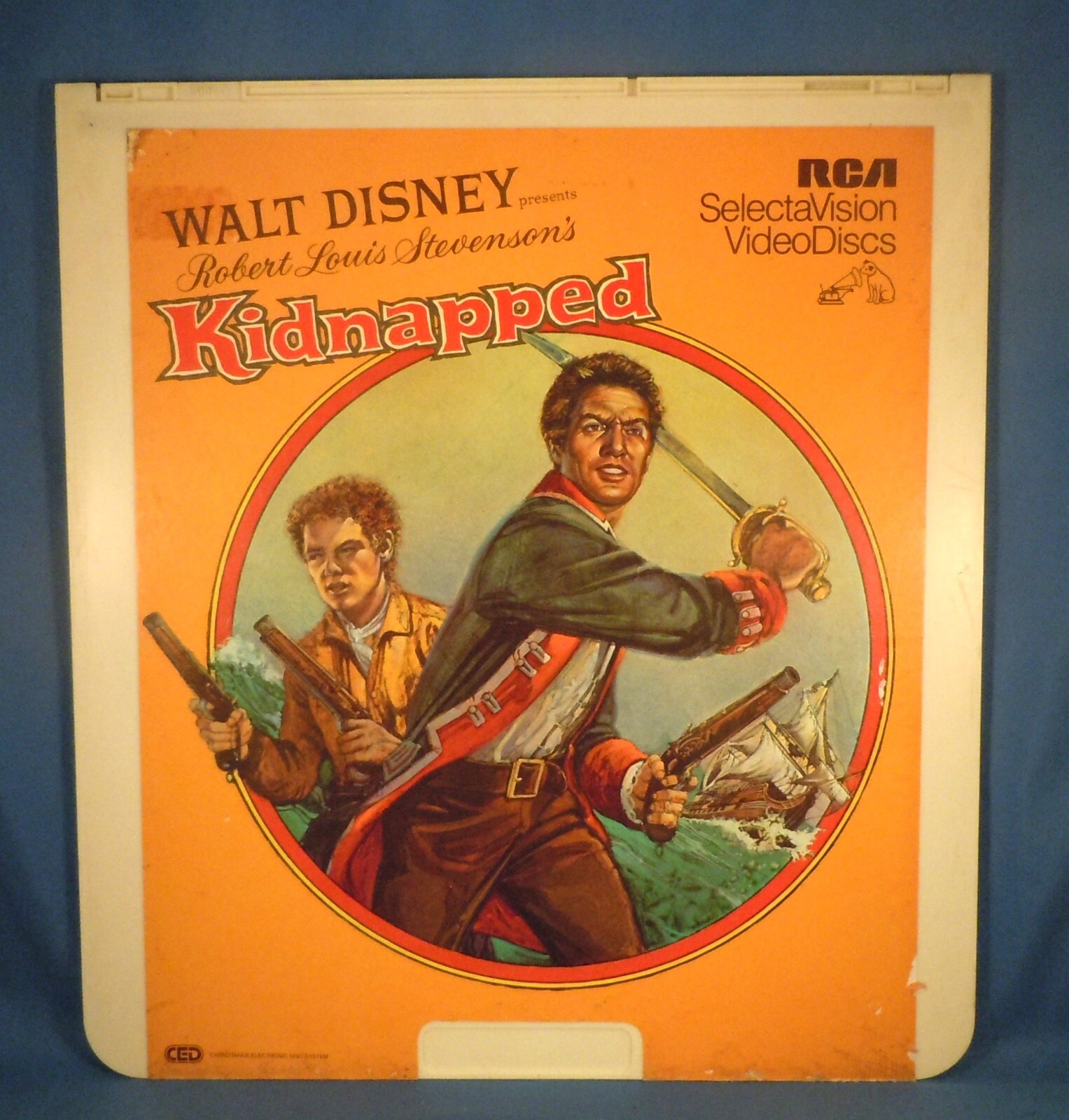 RCA CED VIDEODISC! - Walt Disney's KIDNAPPED with Peter Finch