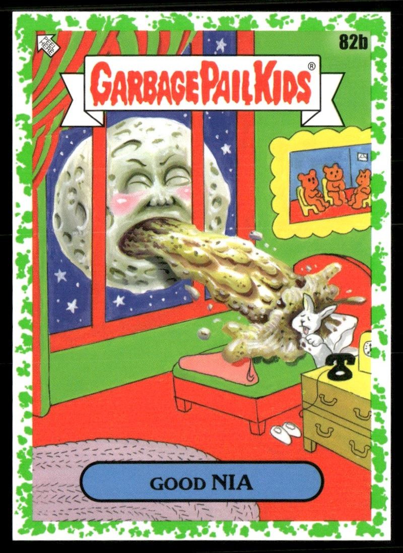 GOOD NIA 2022 Garbage Pail Kids Booger Green #82B