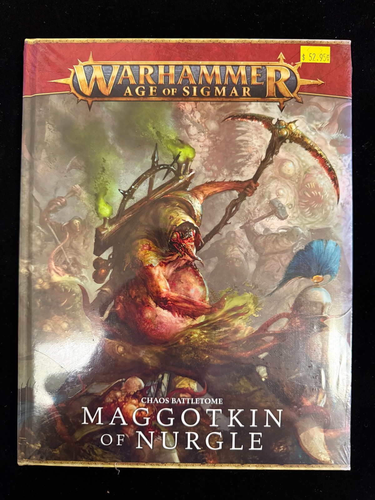 Warhammer Rulebook HC Age Of Sigmar Chaos Battletome Maggotkin of Nurgle SEALED