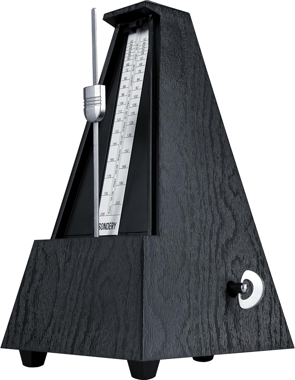 Sondery Classic Mechanical Metronome with Bell for Piano Guitar Drum black
