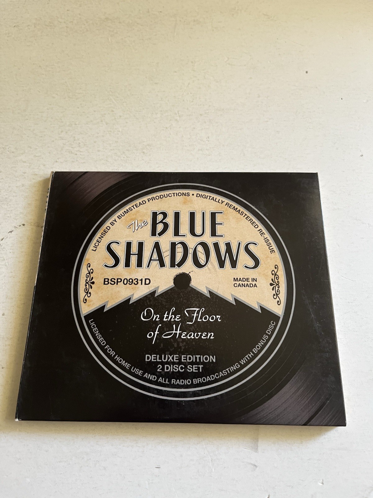 The Blue Shadows – On The Floor Of Heaven Deluxe Edition 2 CD 2010 Digipak EX/EX