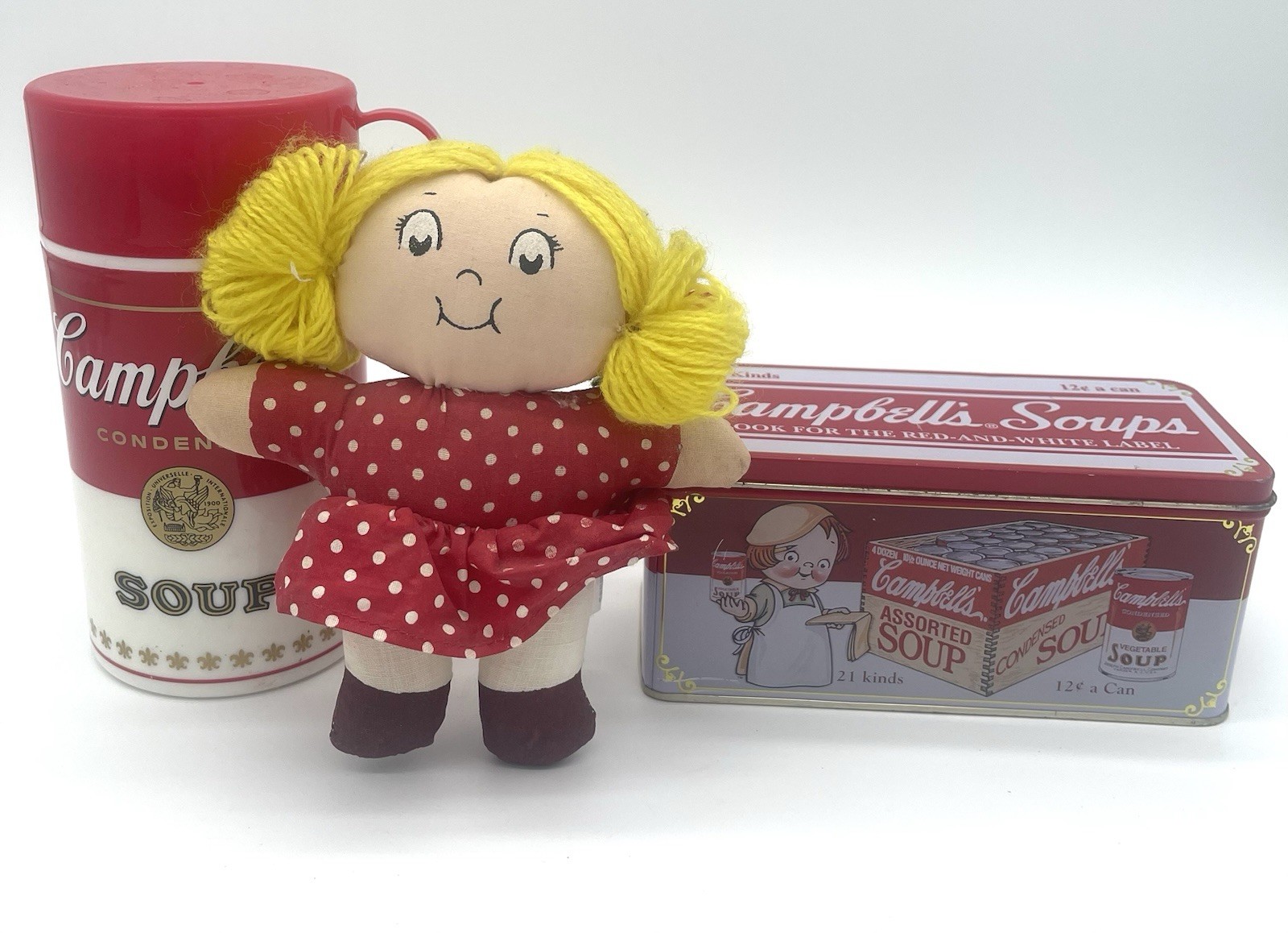 Campbell's Soup Thermos Doll Retro Tin.