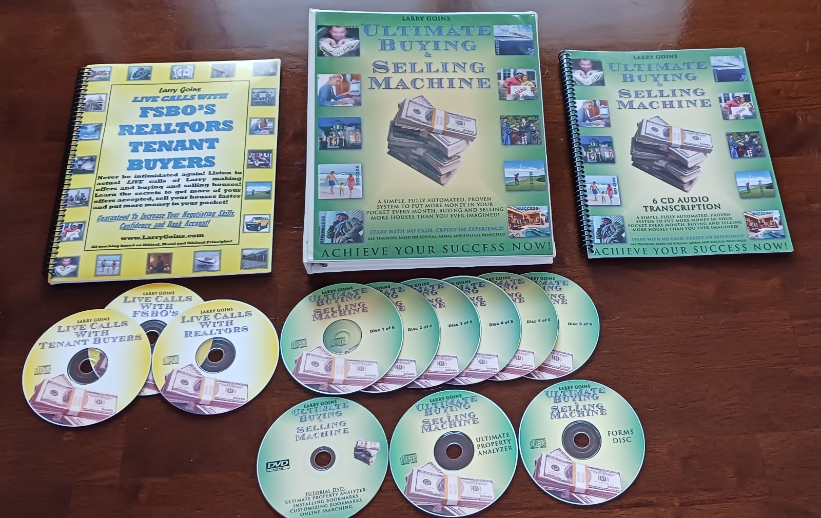 REAL ESTATE COURSE-ULTIMATE BUYING & SELLING MACHINE By Larry Goins 